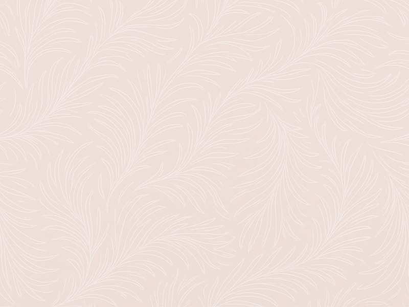 Vinyl tapijt slaapkamer soft roze botanisch - TenStickers