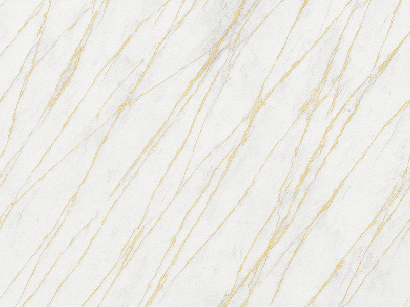 Vinyl tapijt slaapkamer grijs marmer met goud - TenStickers