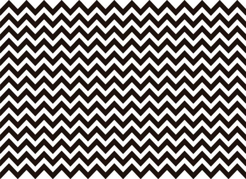 Vinyl tapijt geometrisch zigzagstrepen patroon - TenStickers