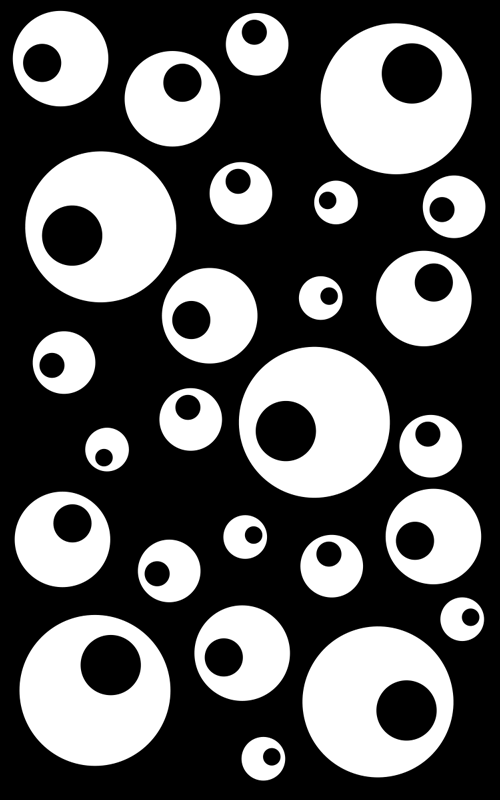 Vinyl tapijt geometrisch waterparels - TenStickers