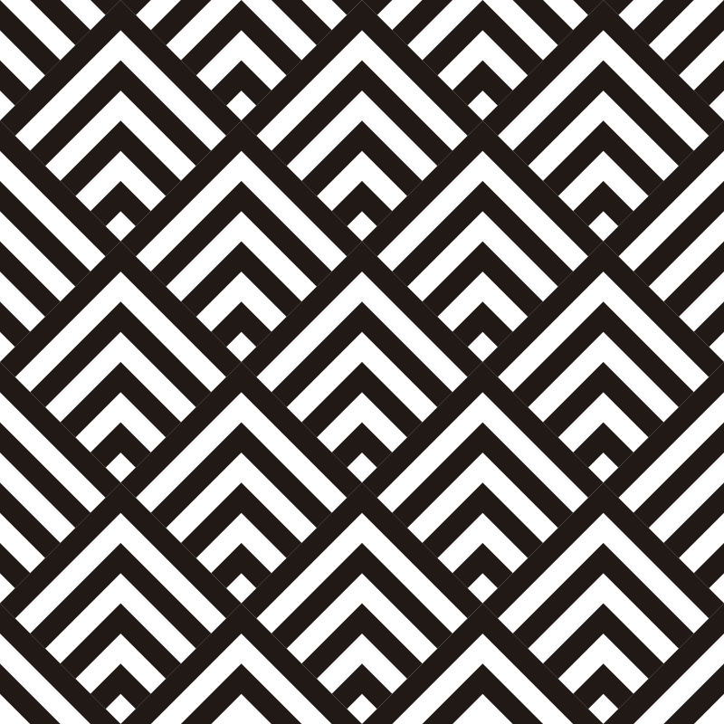 Vinyl tapijt geometrisch diamanten - TenStickers