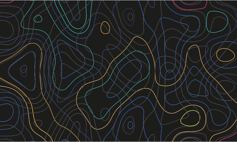 Vinyl tapijt geometrisch in multicolor vormen - TenStickers