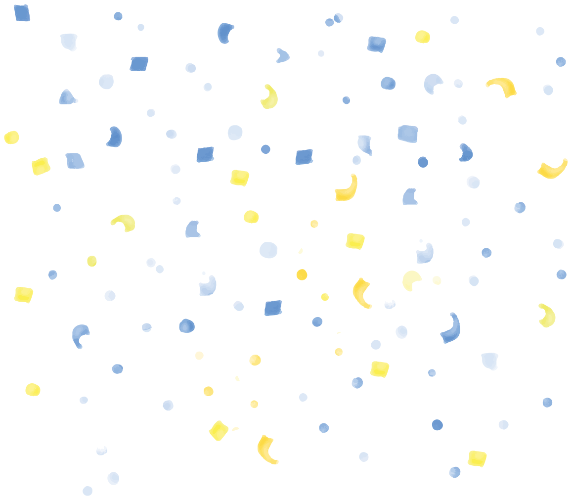 Vinyl tapijt geometrisch waterverf confetti - TenStickers