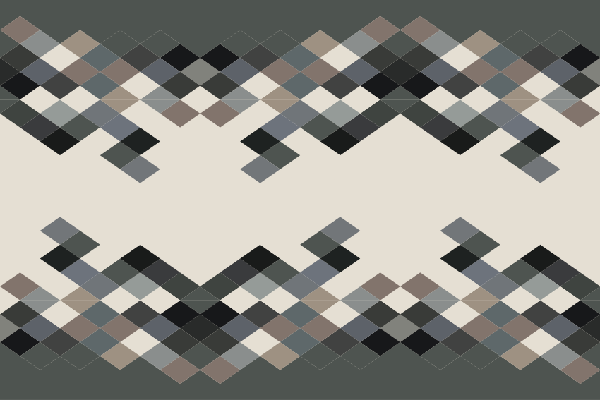 Vinyl tapijt geometrisch kleurvlakken kleurshades - TenStickers