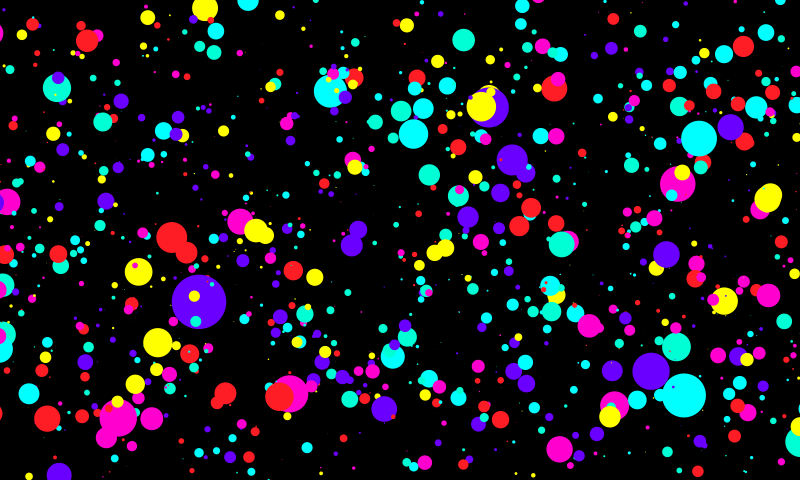 Vinyl tapijt geometrisch kleurrijk bubbeldessin - TenStickers