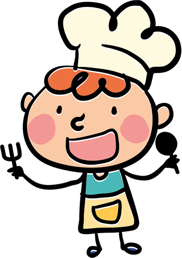Vinyl tapijt kind kleine chef - TenStickers