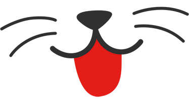 Vinyl tapijt kind kattenmond en neus sticker - TenStickers