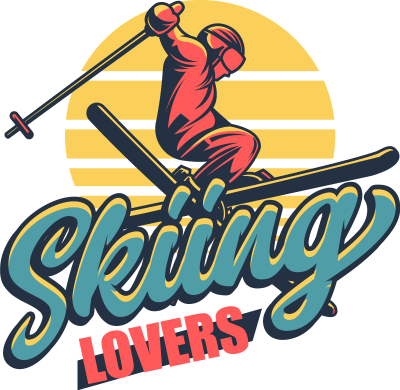 Vinyl tapijt slaapkamer voor skifans - TenStickers