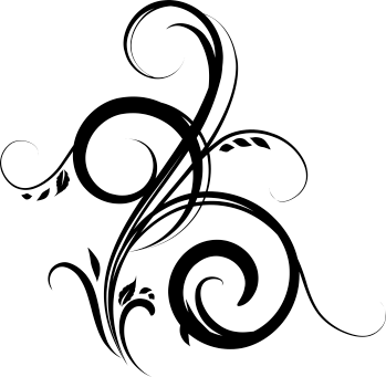 Vinyl tapijt slaapkamer decoratieve filigraanplant - TenStickers