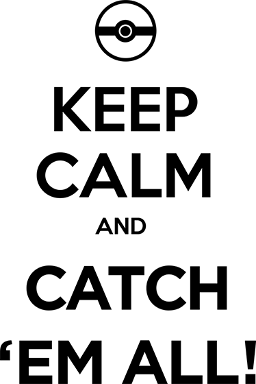 Vinyl tapijt spel vinilo pokémon blijf kalm - TenStickers