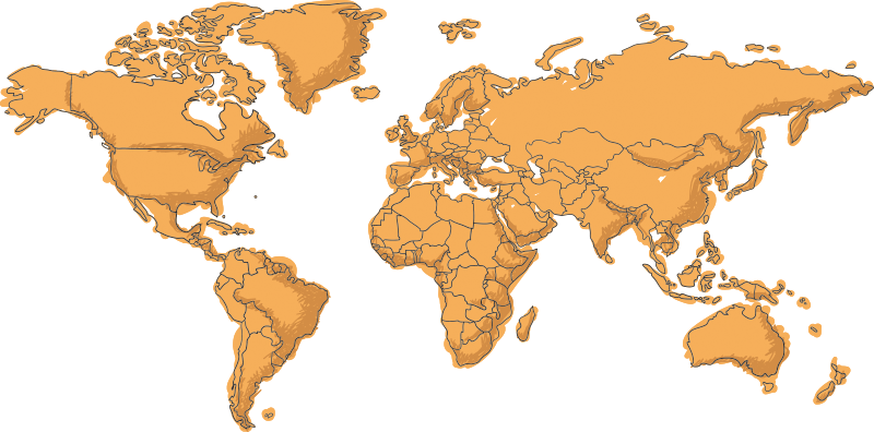 Vinyl tapijt wereldkaart vinilo jeugd wereldkaart - TenStickers
