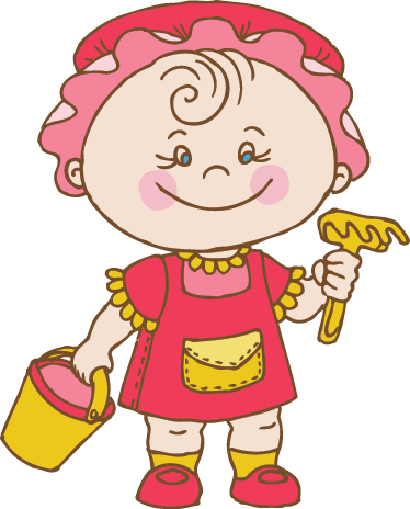 Vinyl tapijt kind speelzand voor baby's - TenStickers