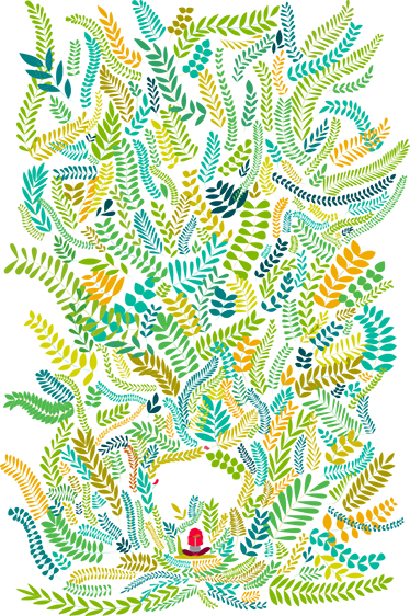 Vinyl tapijt kind fantasie lezen mooi uit het noorden - TenStickers