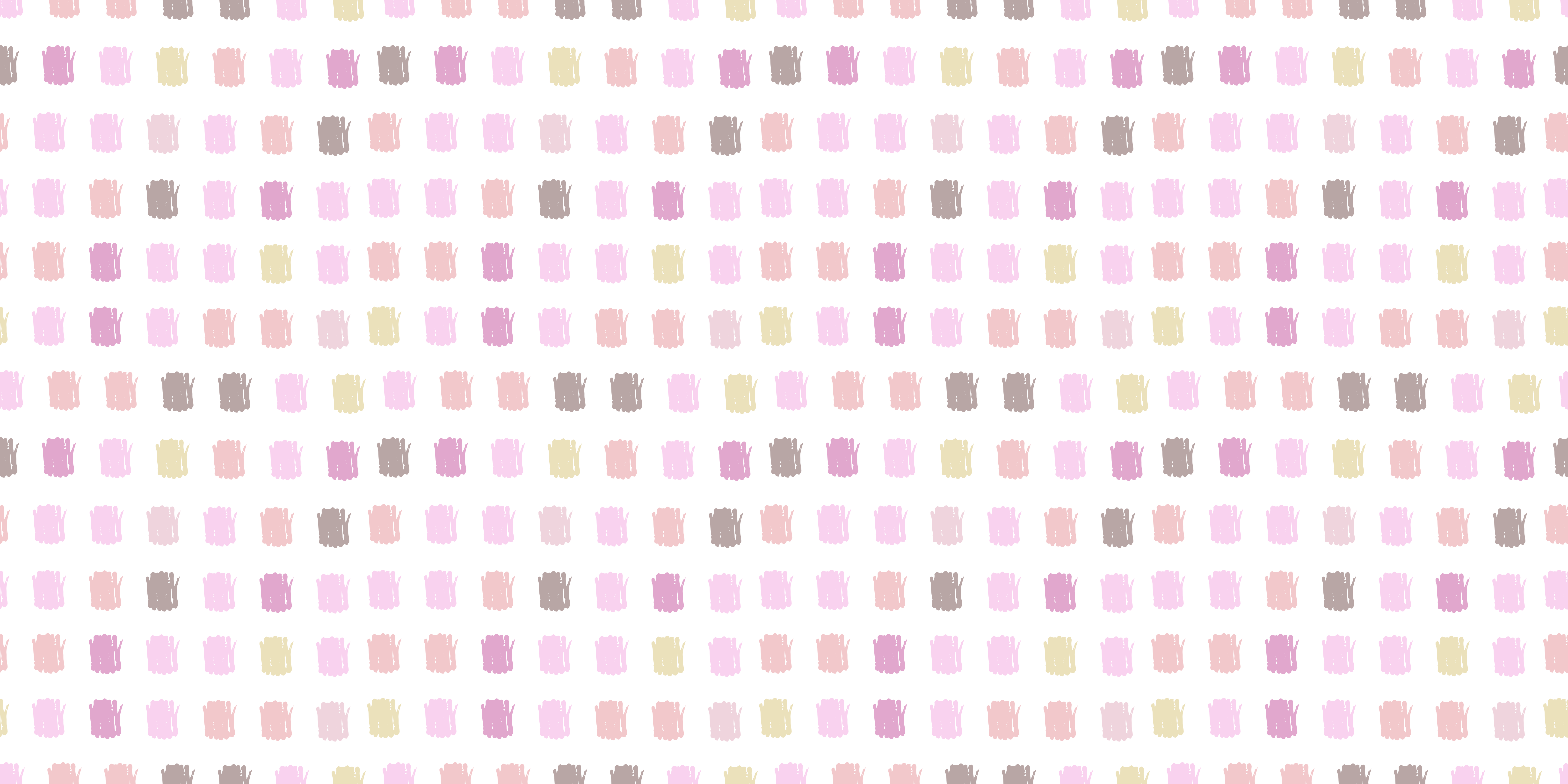 Vinyl tapijt kind in roze verfstreken - TenStickers