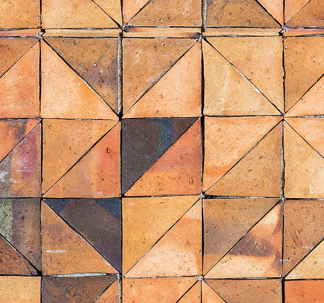 Vinyl vloerkleed badkamer stone vintage - TenStickers