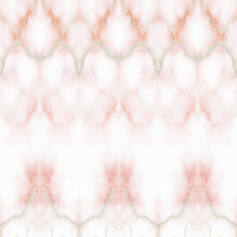 Vinyl vloerkleed badkamer roze met gele krasjes marmer - TenStickers