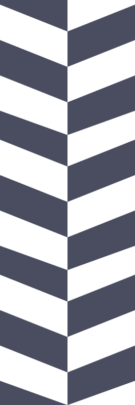 Vinyl vloerkleed badkamer navy blauwe strepen patroon - TenStickers