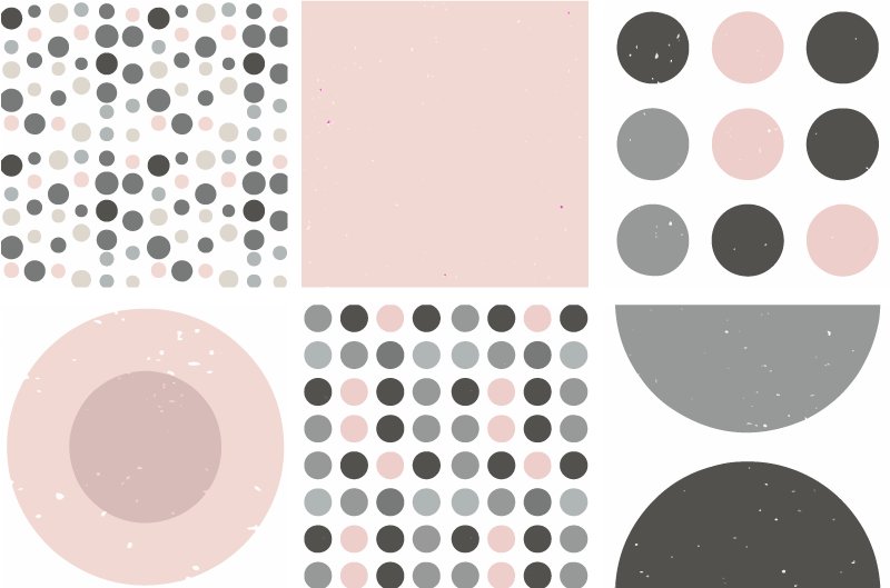 Vinyl vloerkleed badkamer scandinavische rebekka tegels - TenStickers