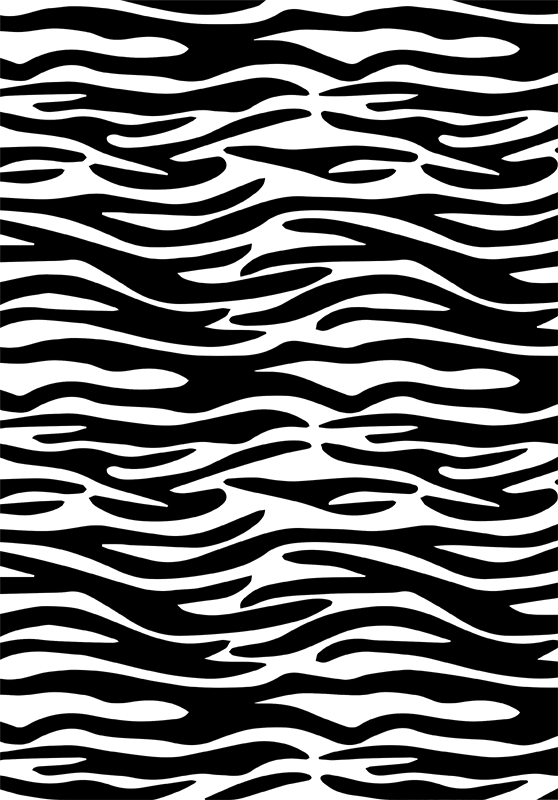 Vinyl vloerkleed badkamer zebra dierenprint douche - TenStickers