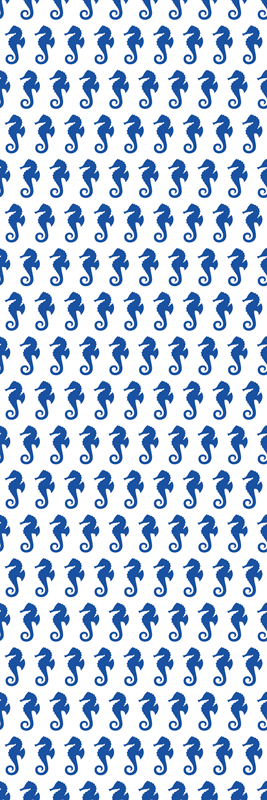 Vinyl vloerkleed badkamer zeepaard douche - TenStickers