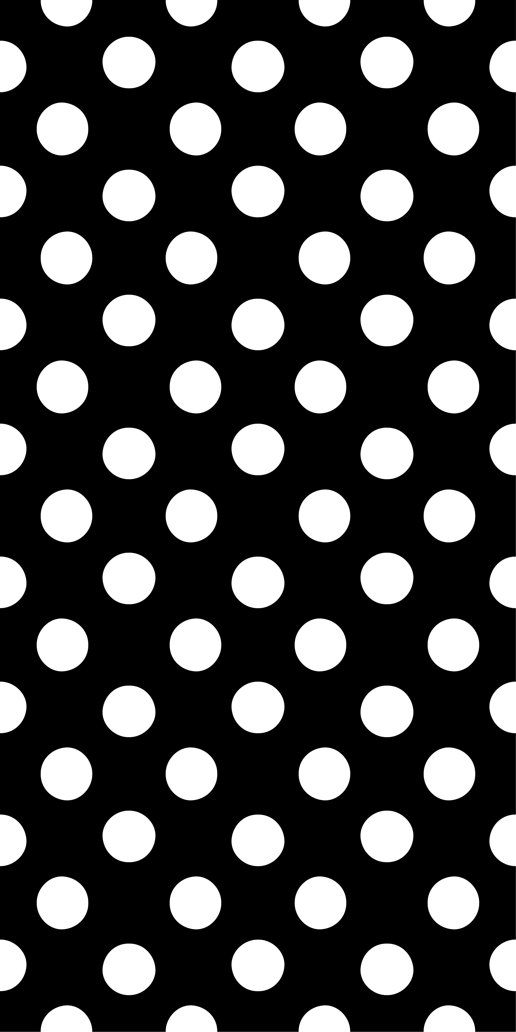 Vinyl vloerkleed keuken stippenmotief - TenStickers