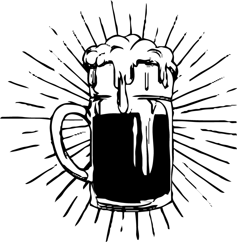 Vinyl vloerkleed keuken beer light - TenStickers