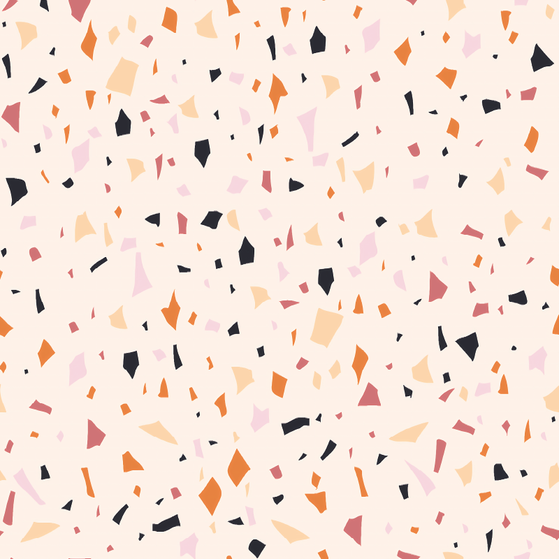 Vinyl vloerkleed keuken grijs terrazzo sheet - TenStickers
