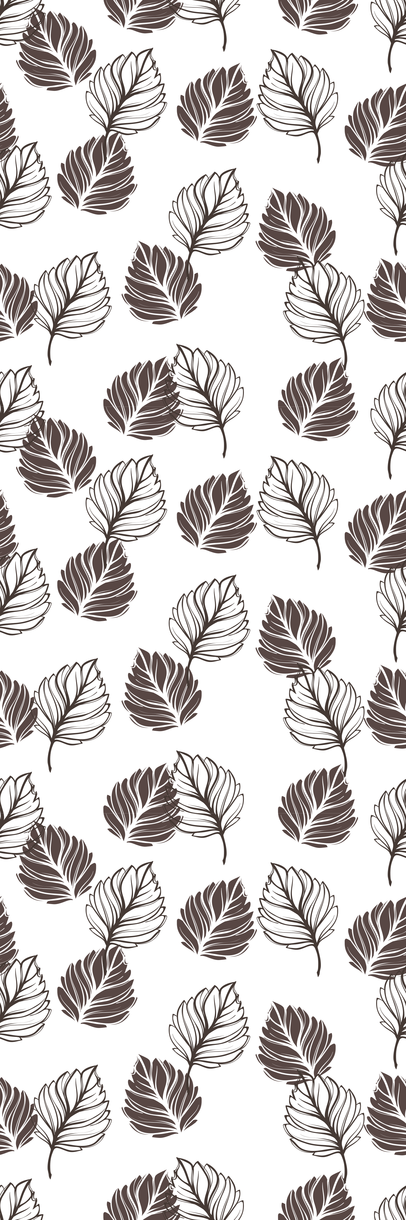 Vinyl vloerkleed keuken hoja grijs kinfolk patroon - TenStickers