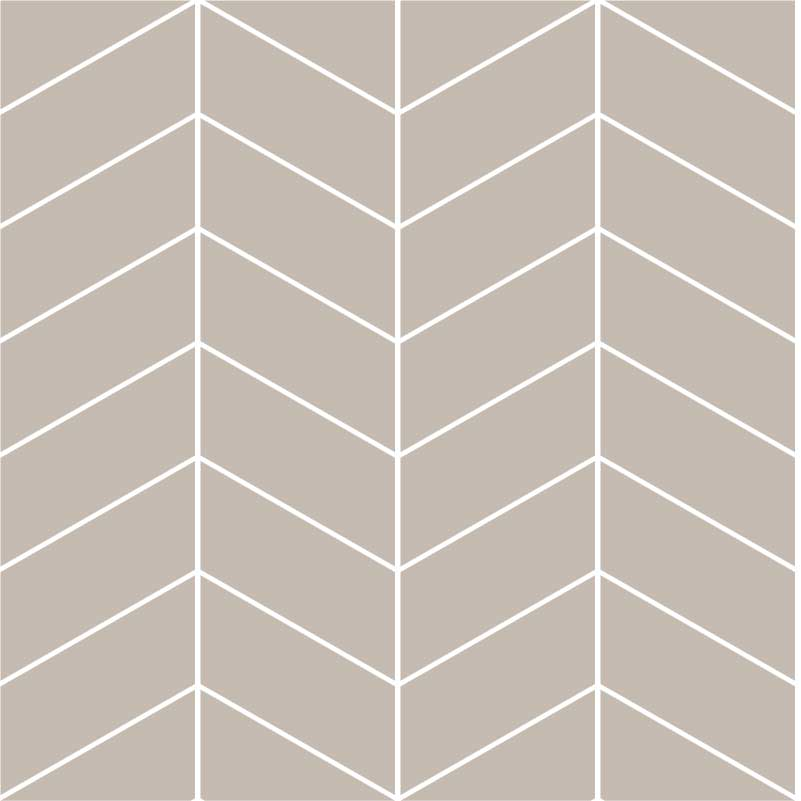 Vinyl vloerkleed keuken scandinavische stijl beige wit - TenStickers