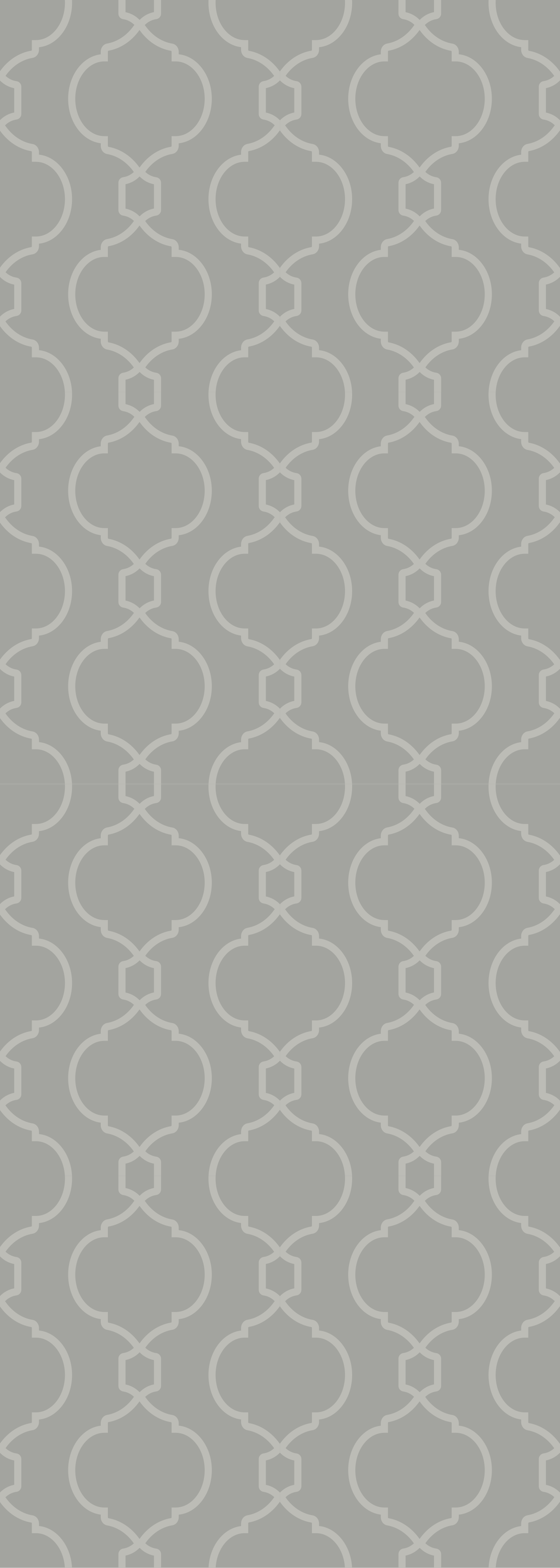 Vinyl tapijt slaapkamer grijs geometrisch hamptons patroon - TenStickers