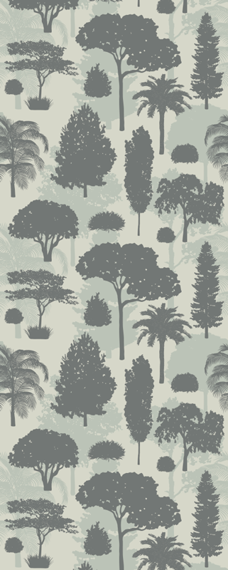 Vinyl tapijt slaapkamer nordic stijl boompatronen - TenStickers