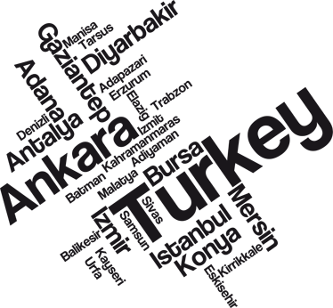 Vinyl tapijt slaapkamer decoratieve tekst turkije - TenStickers