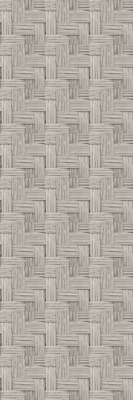 Vinyl tapijt kantoor grijs handgemaakt wicker effect - TenStickers