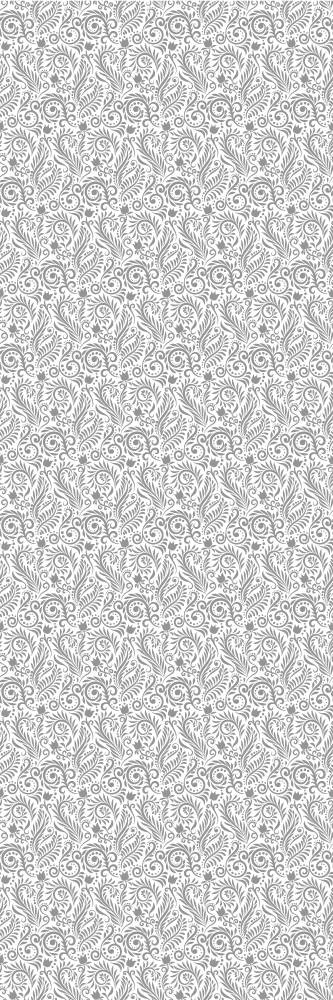 Vinyl tapijt kantoor met vintage sierbloemen - TenStickers