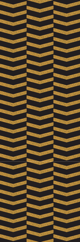 Vinyl tapijt kantoor marble gouden lijnen - TenStickers