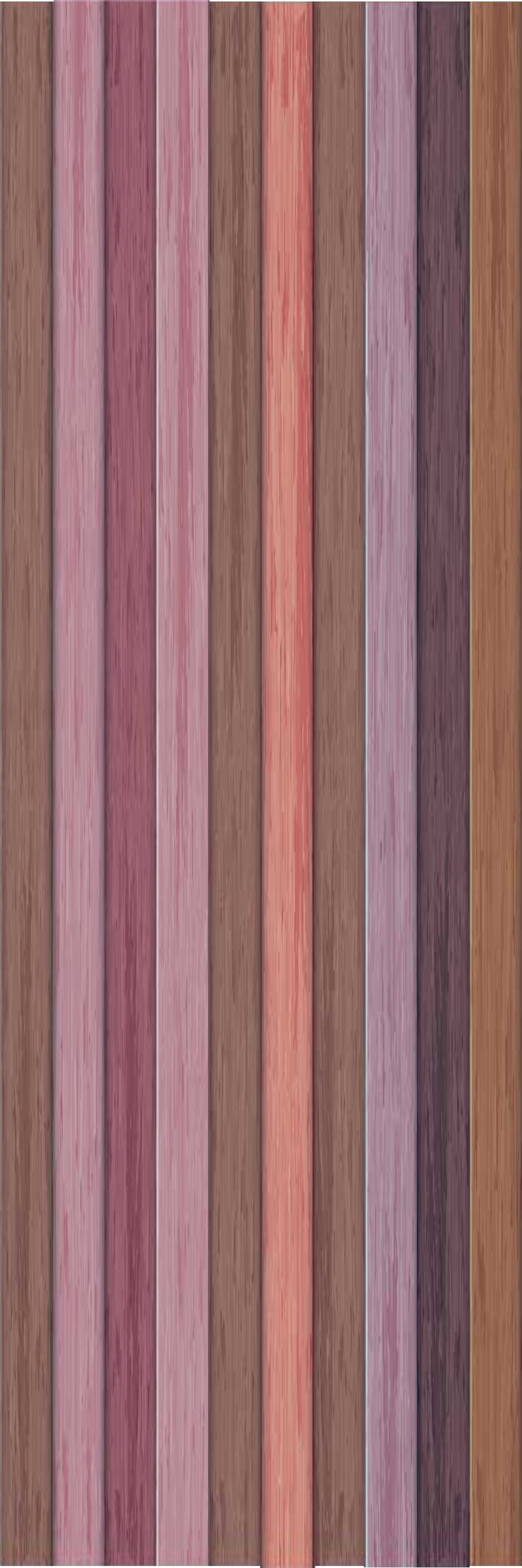Vinyl tapijt slaapkamer houten structuur grijs en roze - TenStickers