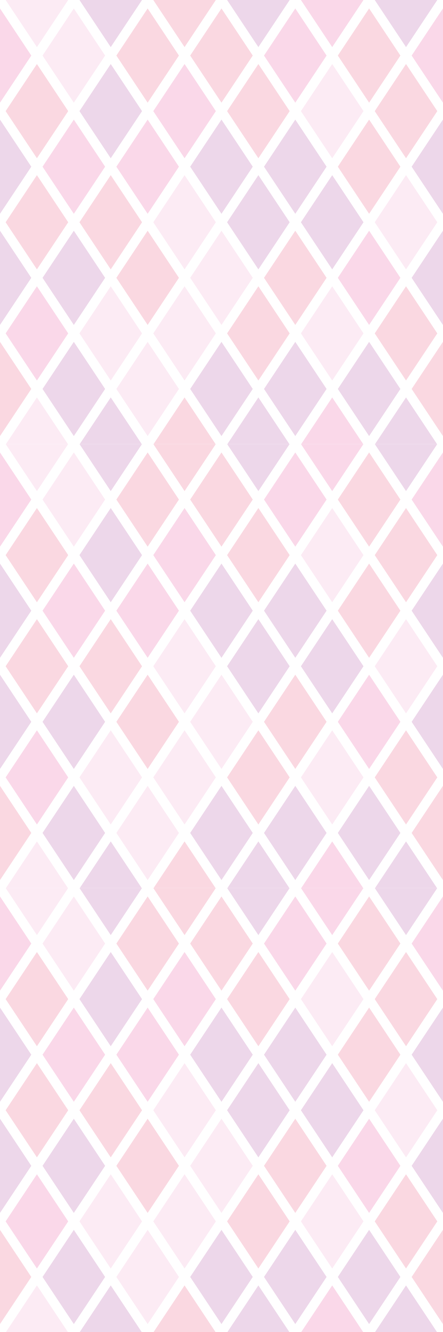 Vinyl tapijt slaapkamer roze en witte ruitjesdesign - TenStickers