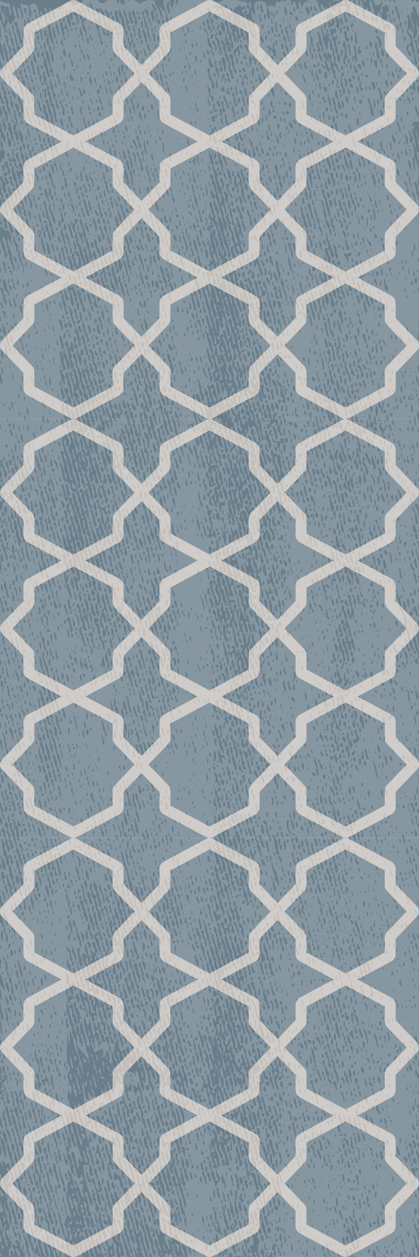 Vinyl tapijt slaapkamer grijs hamptons patroon - TenStickers