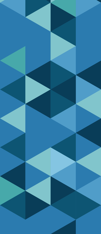 Vinyl tapijt slaapkamer geometrische vierkanten blauw - TenStickers