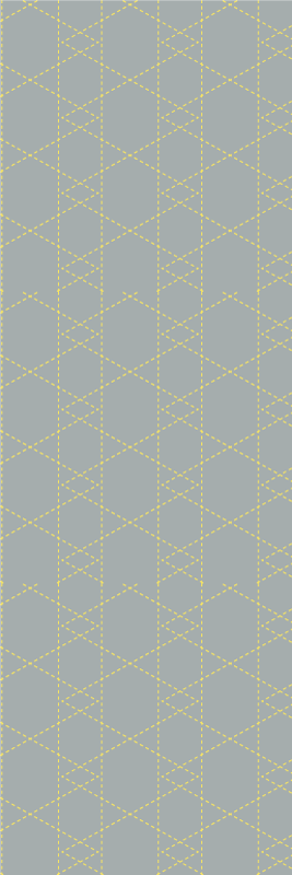 Vinyl tapijt slaapkamer pantone origami driehoeken - TenStickers
