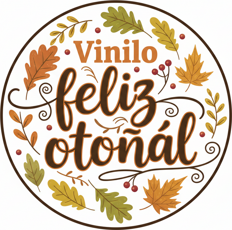 Vinyl tapijt slaapkamer gelukkige herfst vinyl - TenStickers