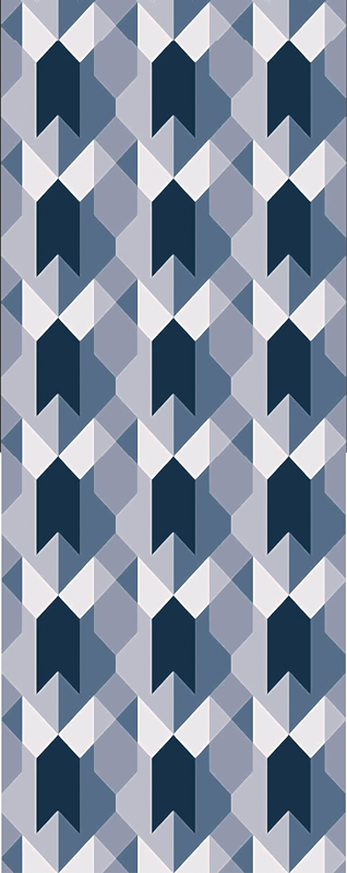 Vinyl tapijt scandinavisch geometrisch kopenhagen - TenStickers