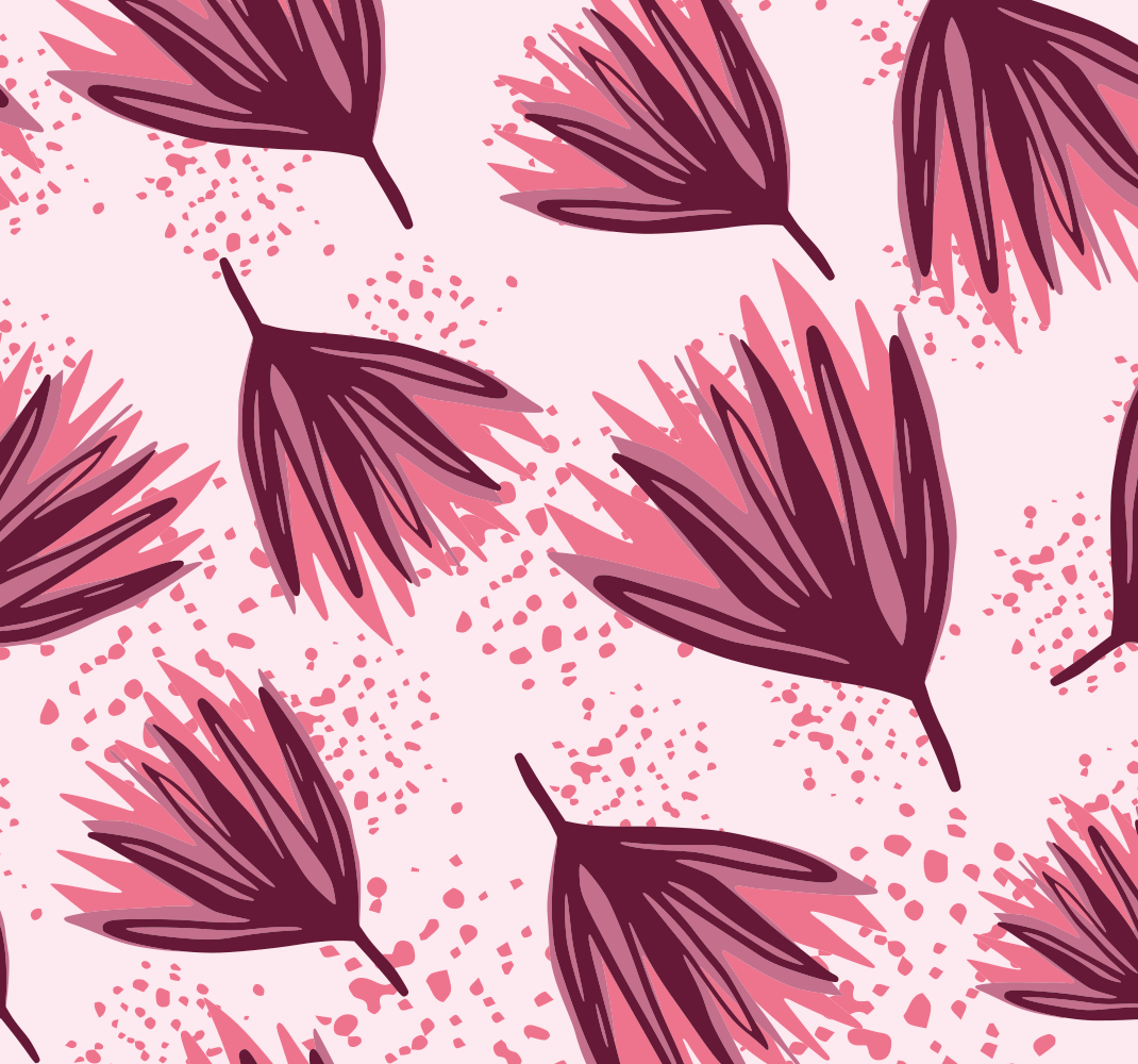 Vinyl tapijt natuur abstract lotus patroon - TenStickers