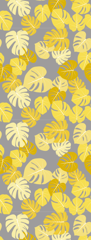 Vinyl tapijt natuur pantone monstera blad - TenStickers