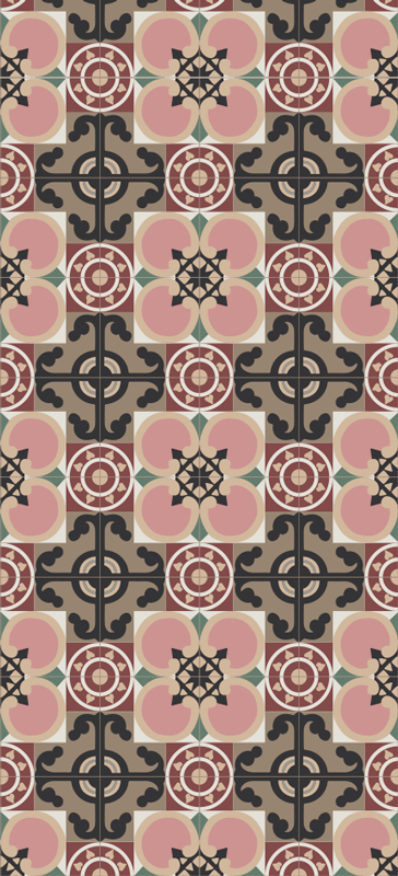 Vinyl tapijt antiek azulejos uit toledo - TenStickers