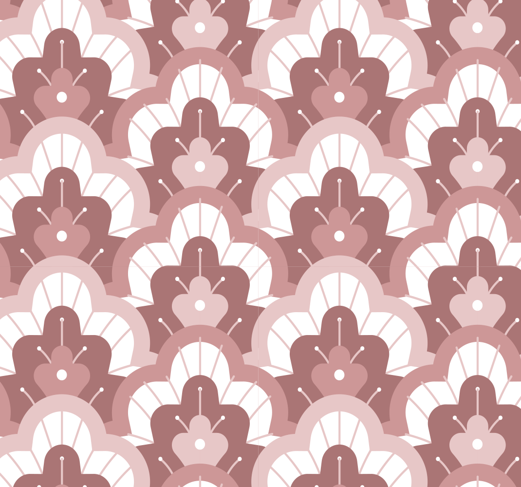 Vinyl tapijt antiek vintage roze - TenStickers