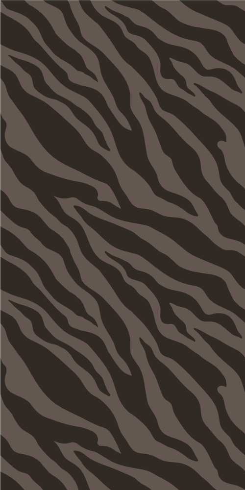 Dieren vinyl tapijt donker zebra patroon - TenStickers