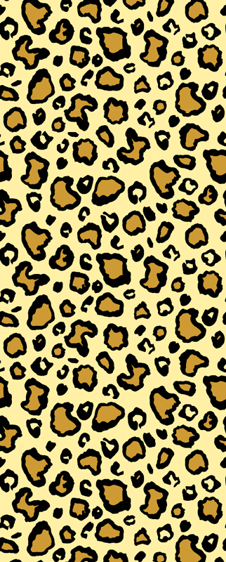 Dieren vinyl tapijt luipaardprint klassiek patroon - TenStickers