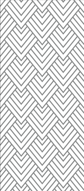 Vinyl tapijt met textuur geometrisch wit driehoekpatroon - TenStickers