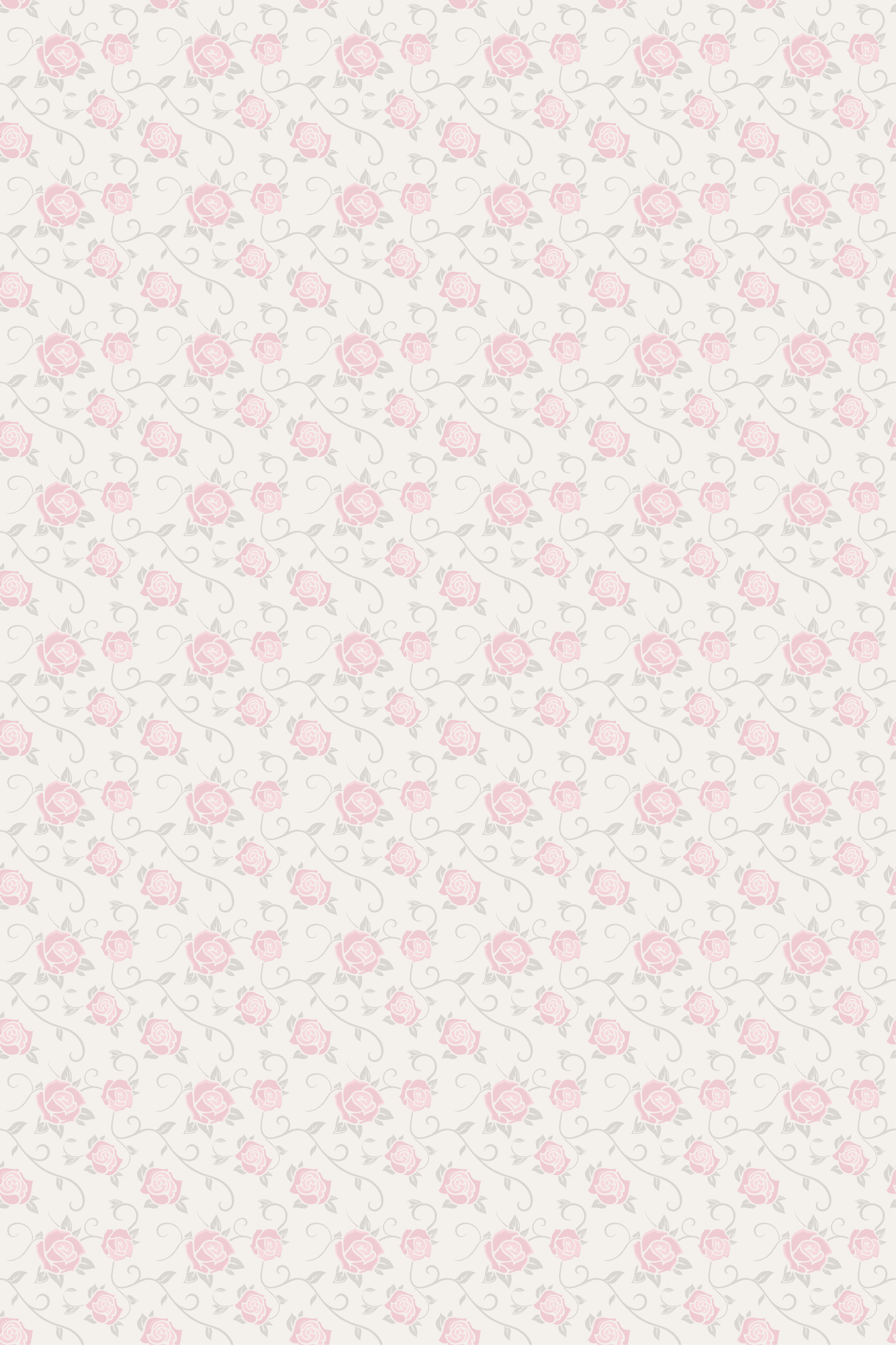 Vinyl tapijt antiek kleine bloemen vintage stijl - TenStickers